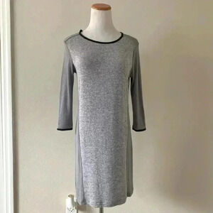Quinn grey sweater dress 3/4 sleeves